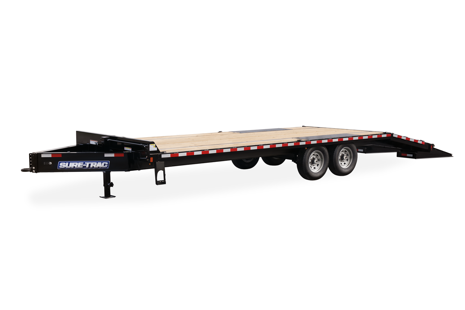 Sure-Trac | Image | Wide Shot of the 15K Model HD Low Profile Beavertail Deckover