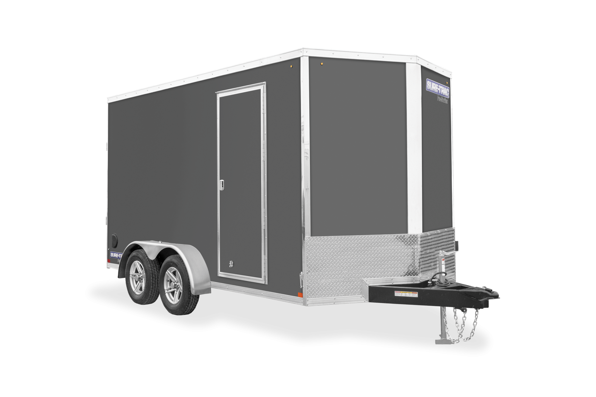 Front view of Tandem Axle Pro Series Wedge Cargo