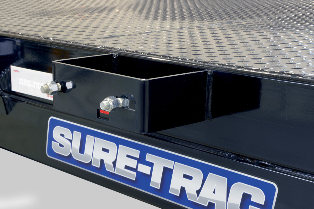 SureTrac Steel Deck Car Hauler spare tire mount SureTrac