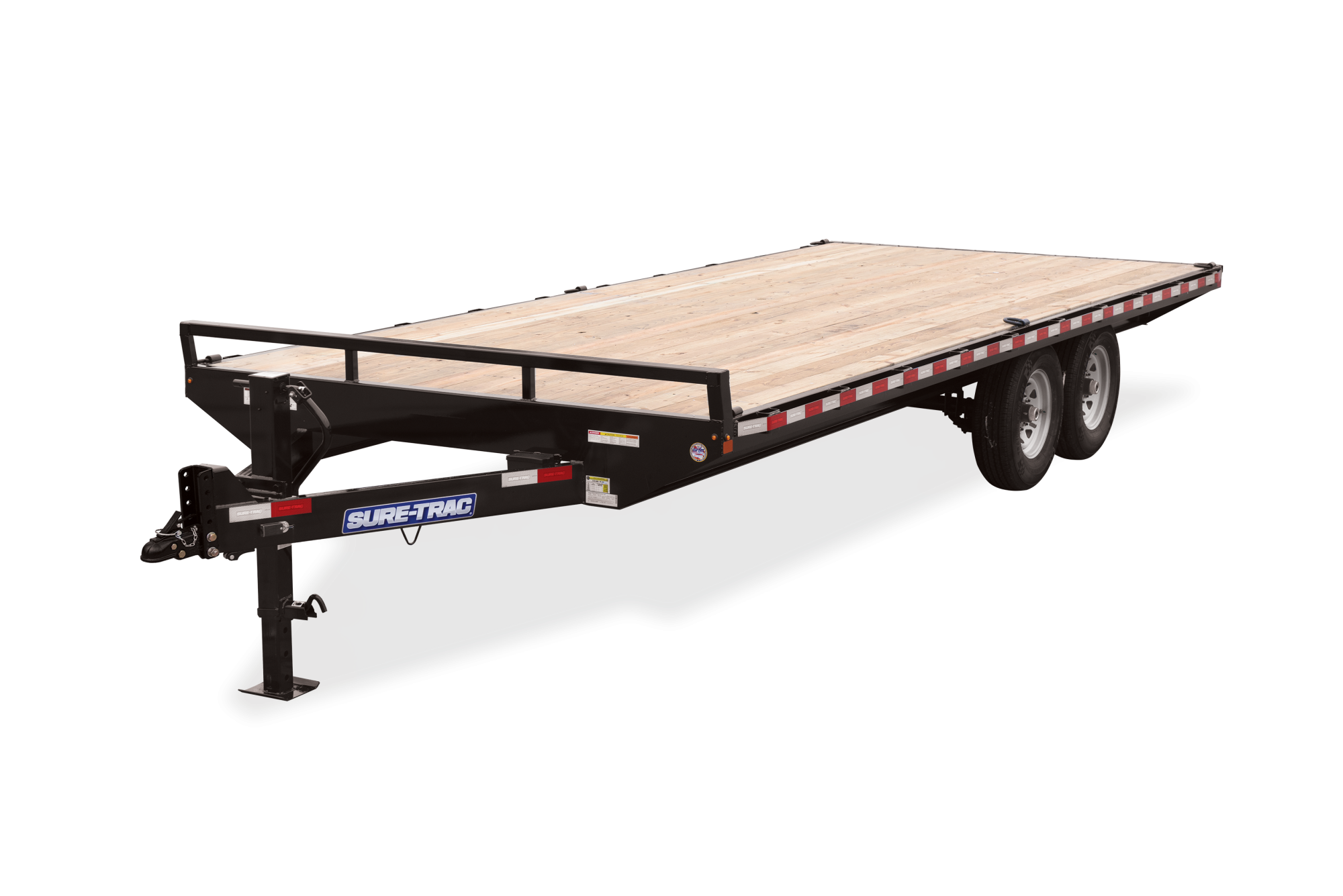 Wide View of the Low Profile Flatbed Deckover