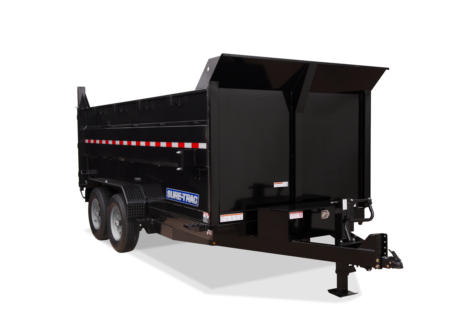 Sure-Trac | HD Low Profile Dump w/ 4' Sides - Sure-Trac