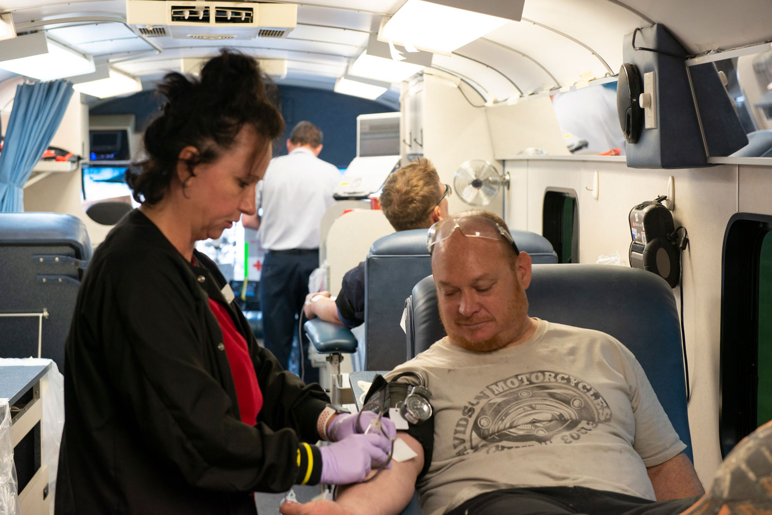 American Red Cross Blood Drive Blood Draw