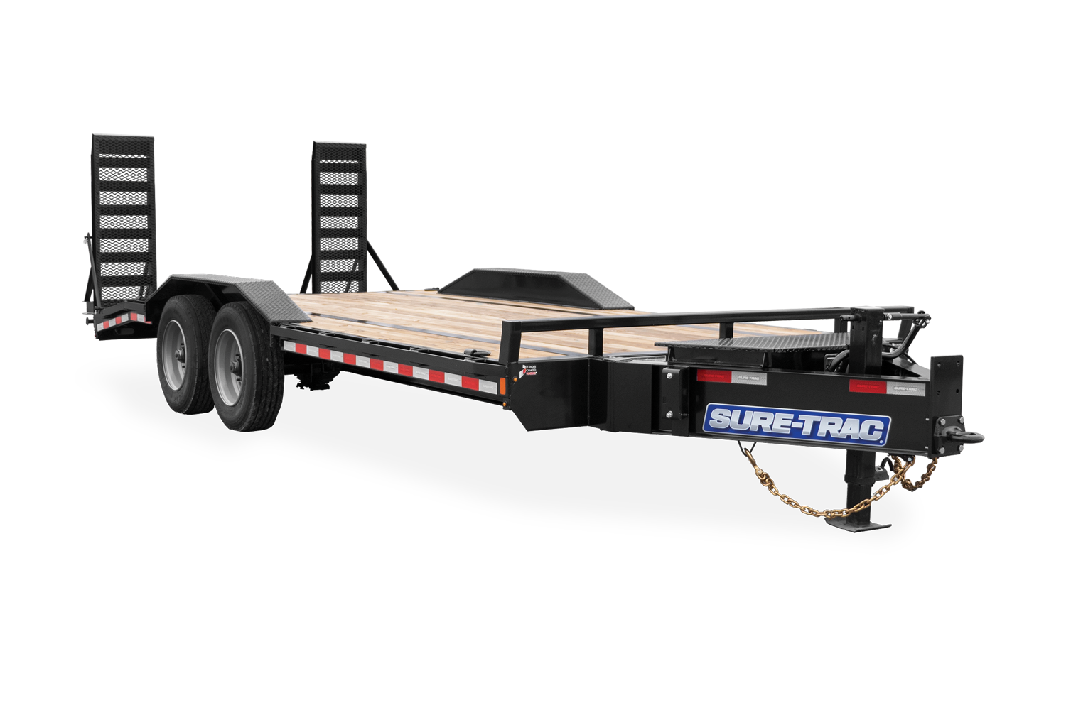 Front view of the Pro Series Full Width Equipment Hauler