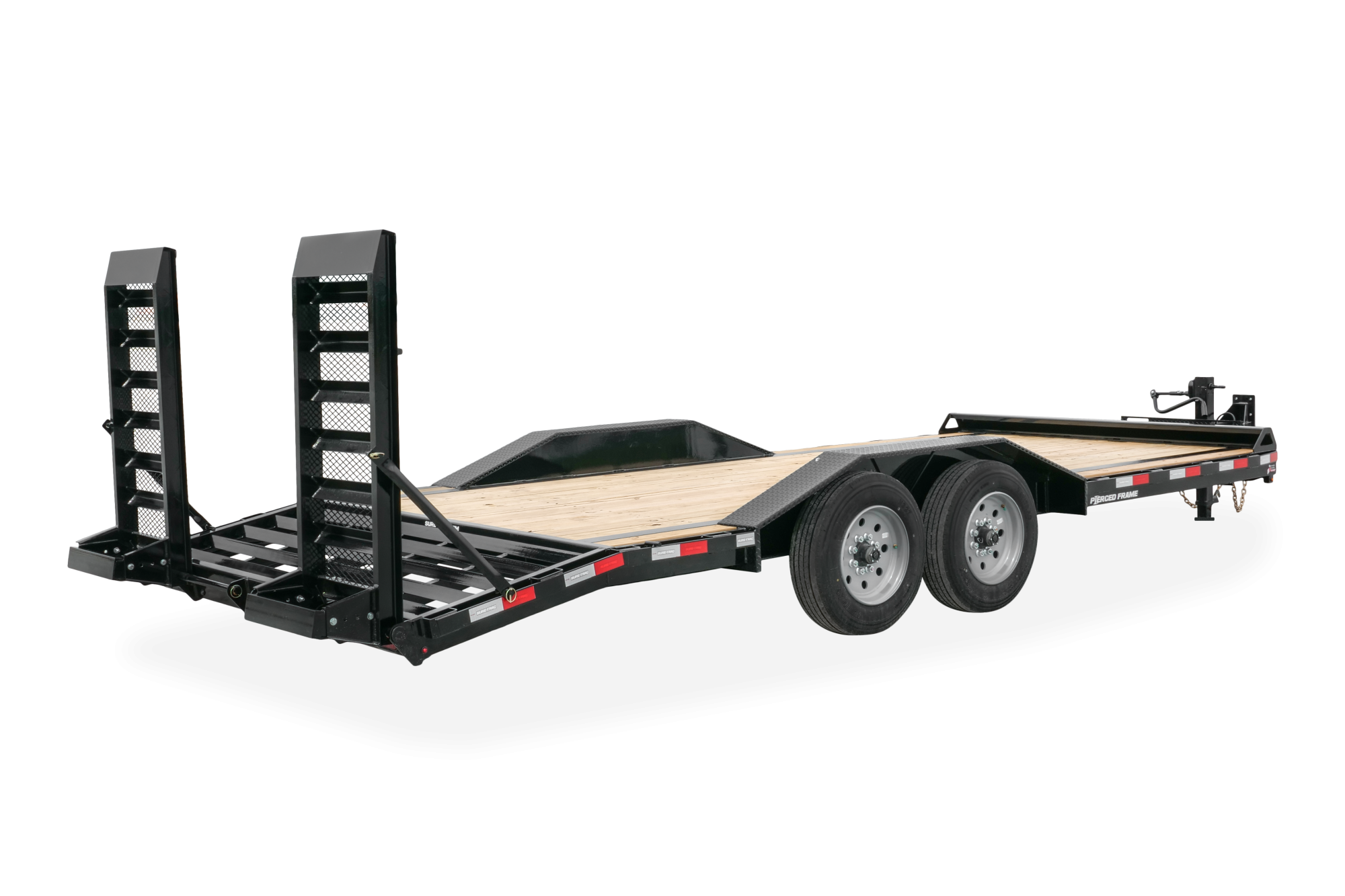Sure-Trac | Pro Series Full-Width Implement | Image | Rear view, tilted, Pro Series Full-Width Implement, ramps up