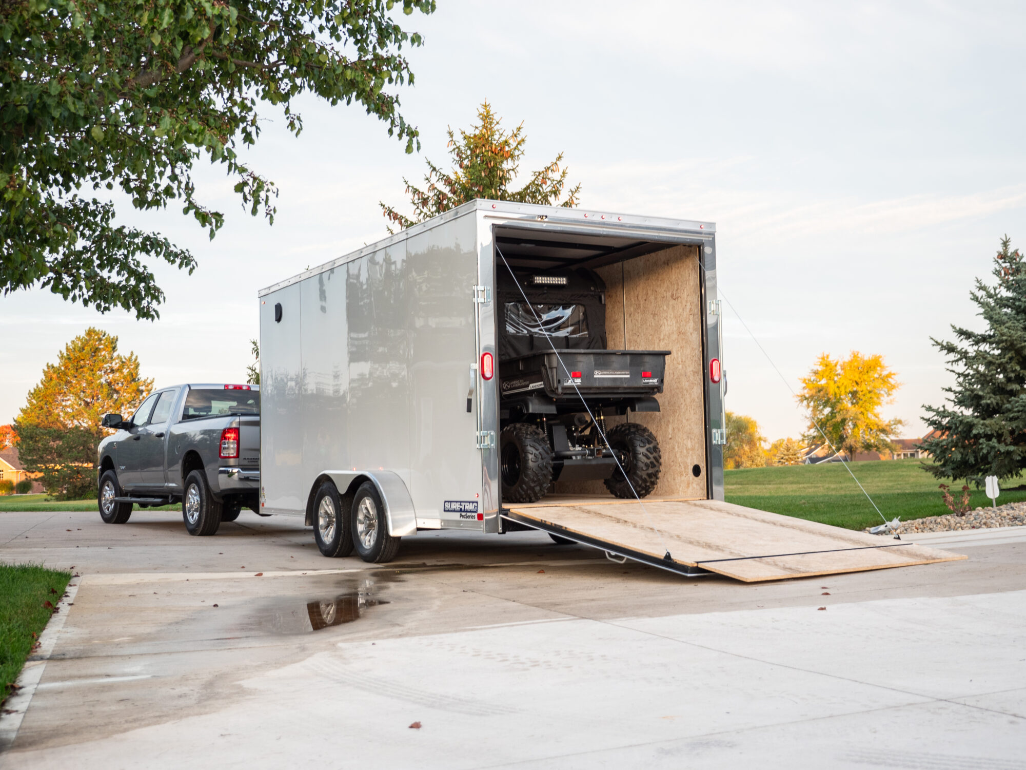 2023 Pro Series Wedge Cargo zoomed out rear view