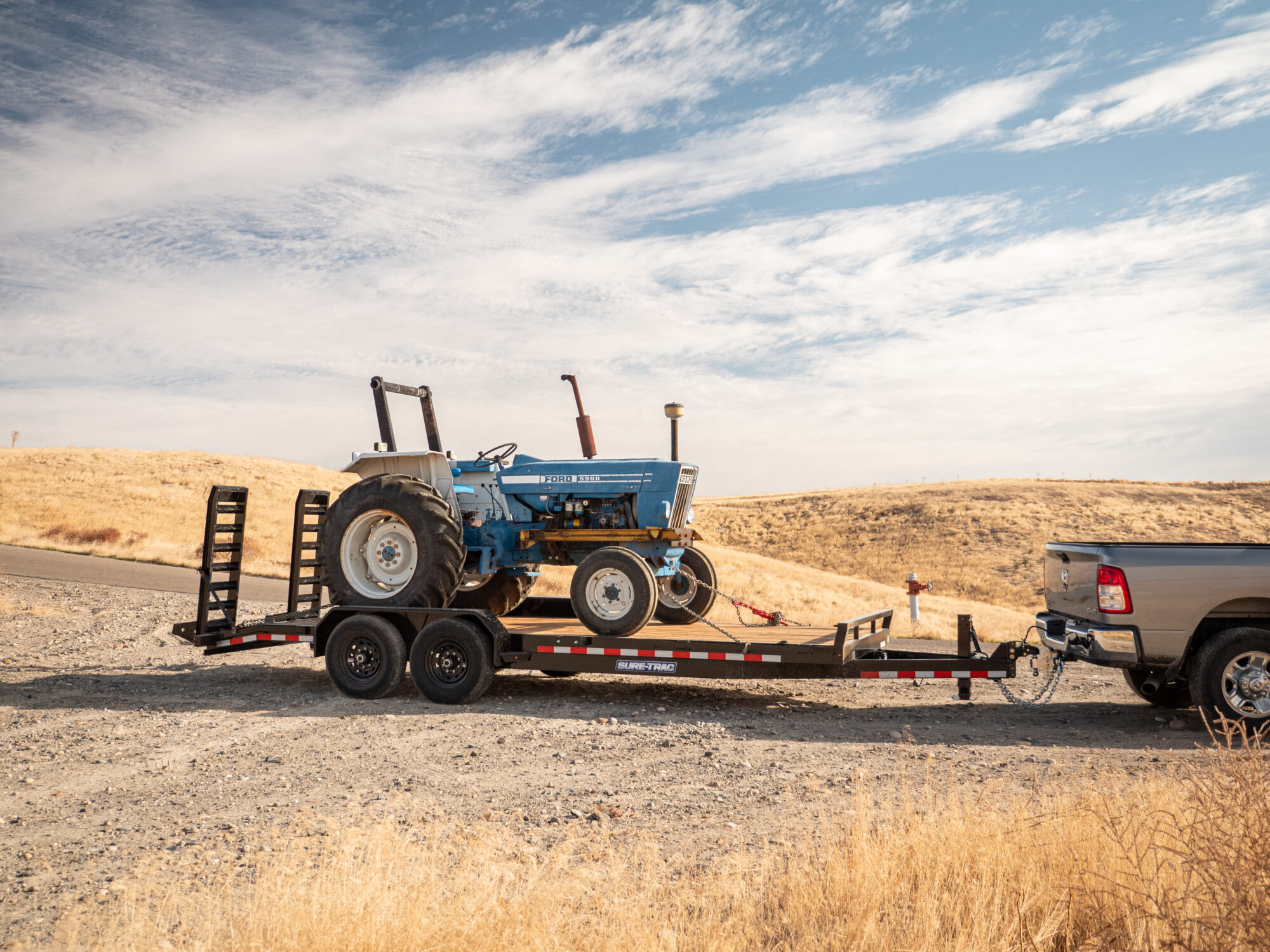 2024 Implement Blue Ford Tractor full