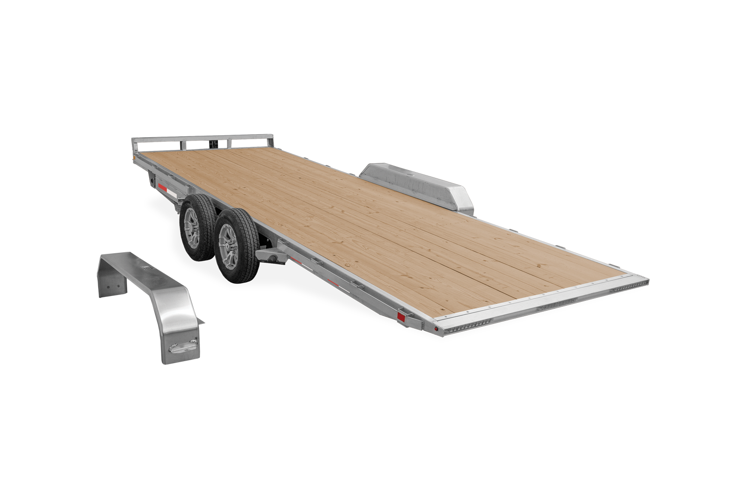 aluminum tilt bed car hauler manual with the rear tilted