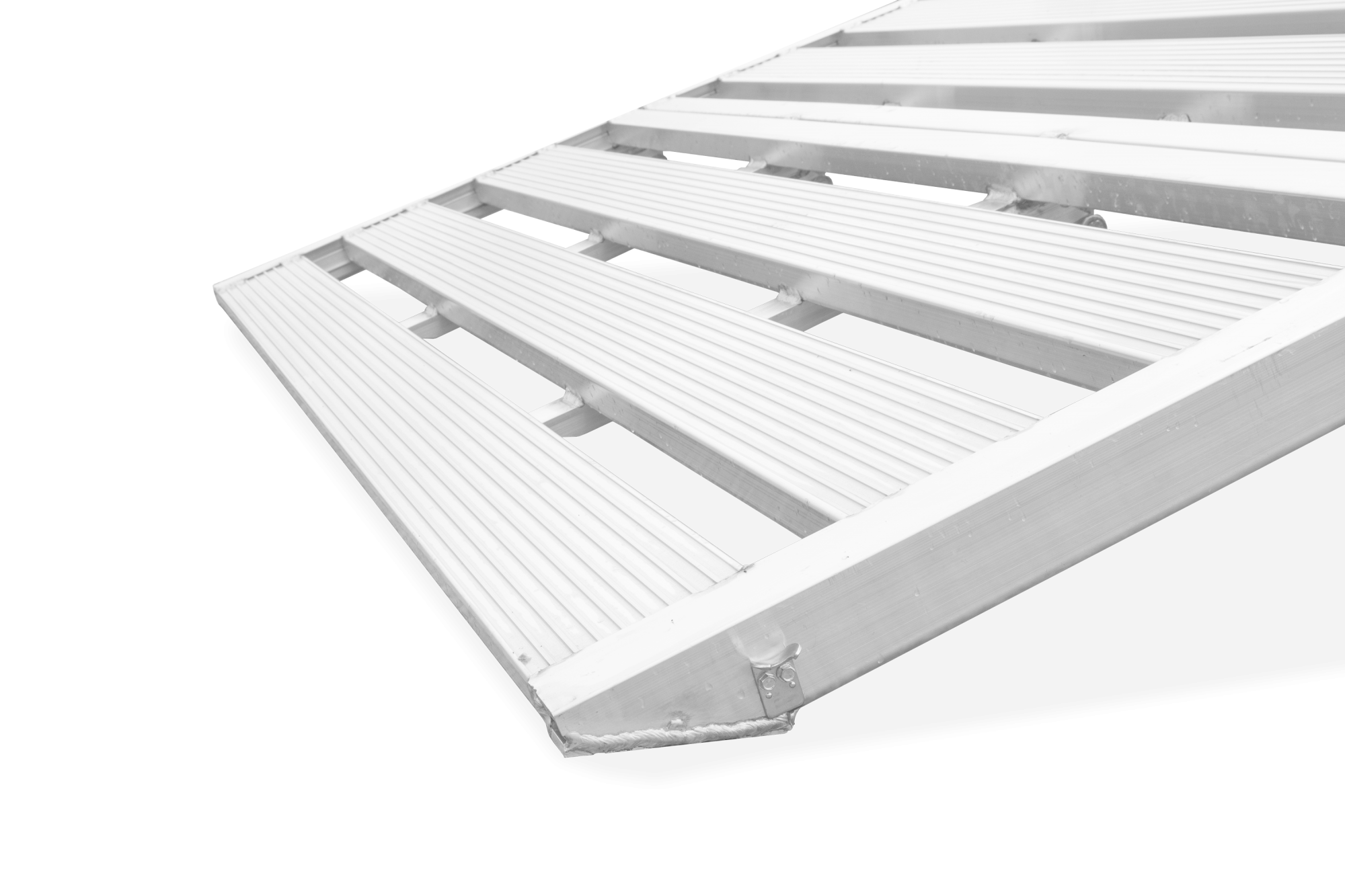 Close up of Ramp Entry on Aluminum ATV Utility
