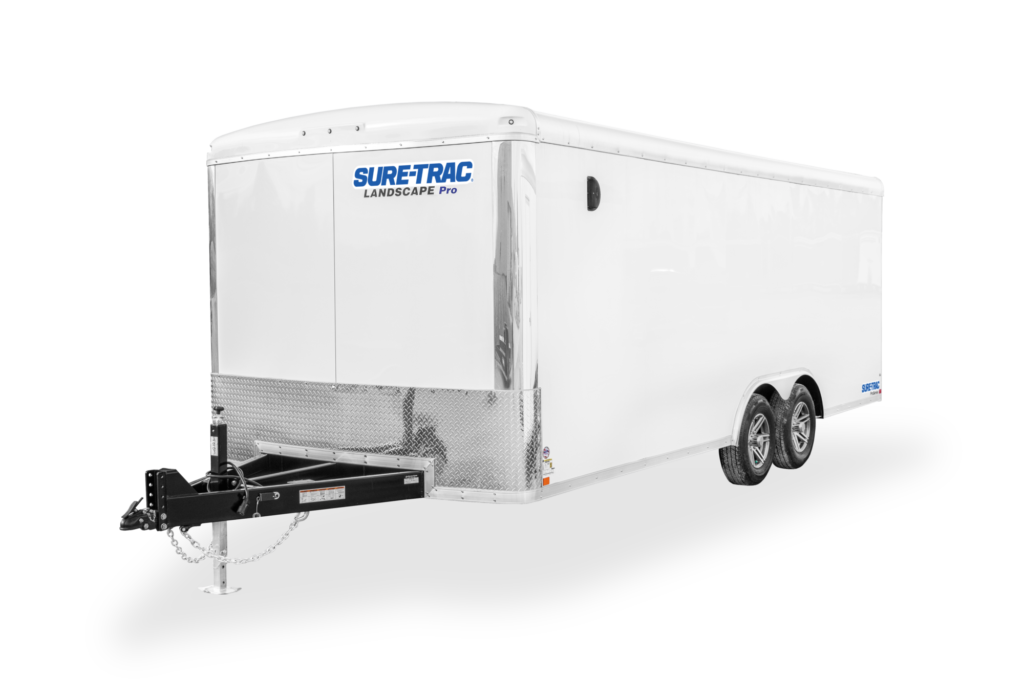 Landscape Pro Round Top Cargo Front View Doors Closed