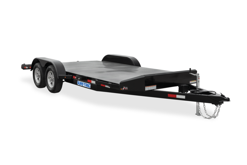 View of the front Steel Deck Car Hauler