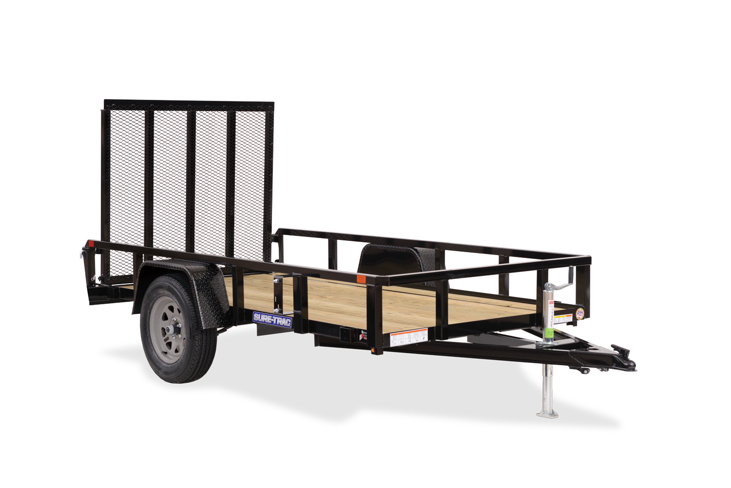 Single Axle Tube Top Utility | Front view, Utility